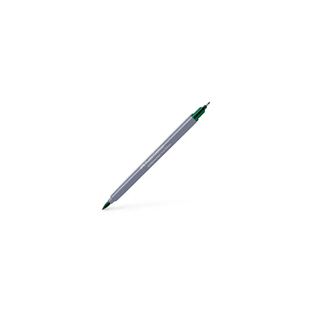 Faber-Castell, Markers, Art & School, AquaDual, 626641, Dark Phthalo Green
